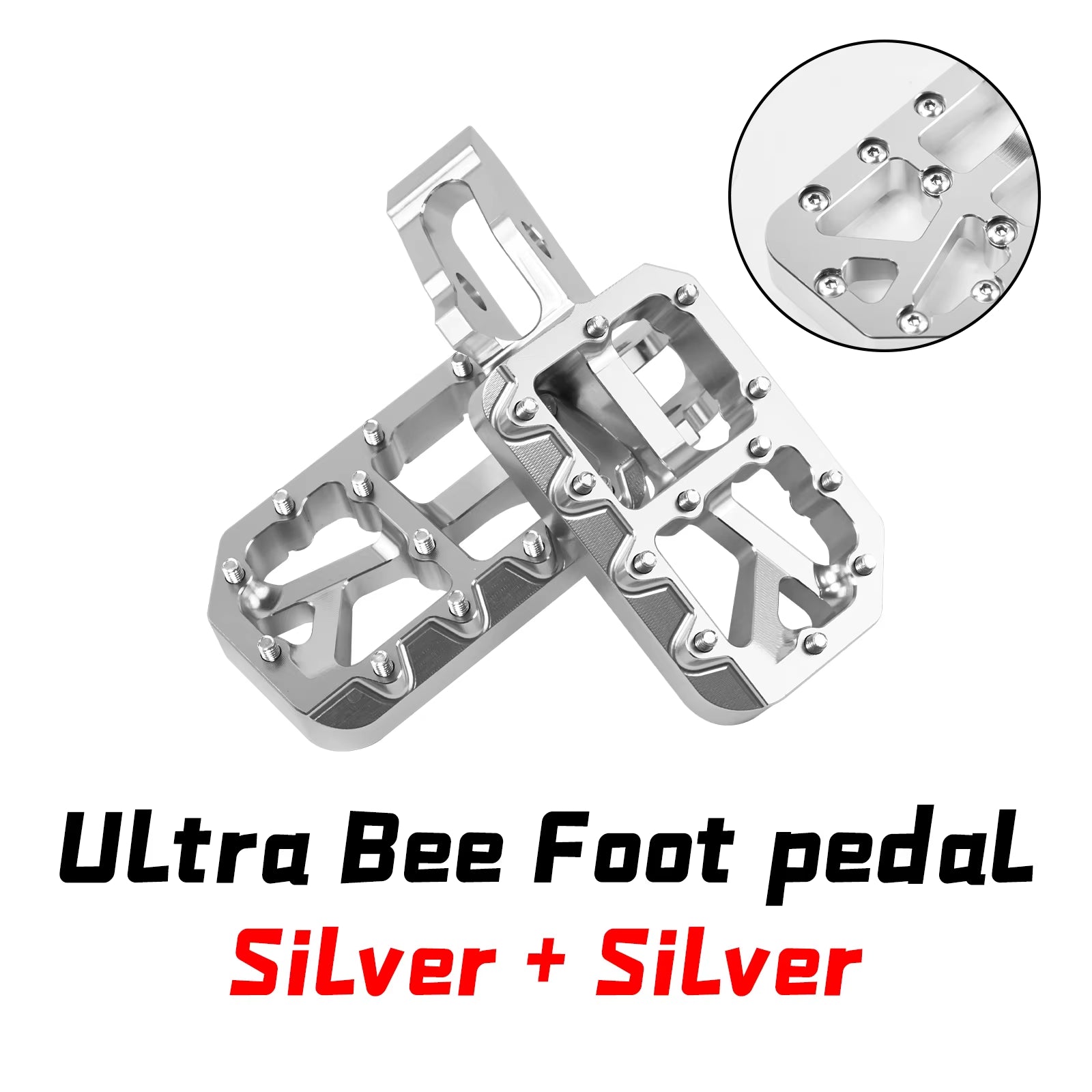 For SURRON Ultra Bee Motorcycles Foot Pedal New Customized Modified Pedals Foot Pegs E-Bikes for Surron Motorcycles Accessories
