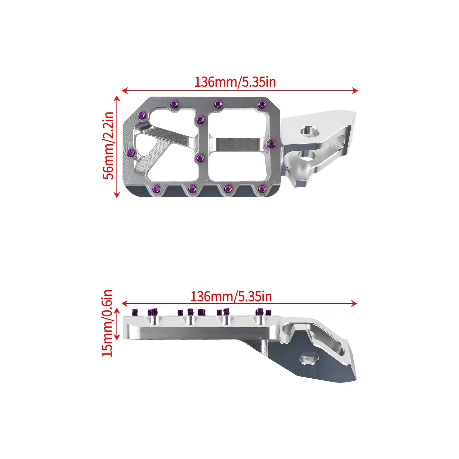For SURRON Ultra Bee Motorcycles Foot Pedal New Customized Modified Pedals Foot Pegs E-Bikes for Surron Motorcycles Accessories